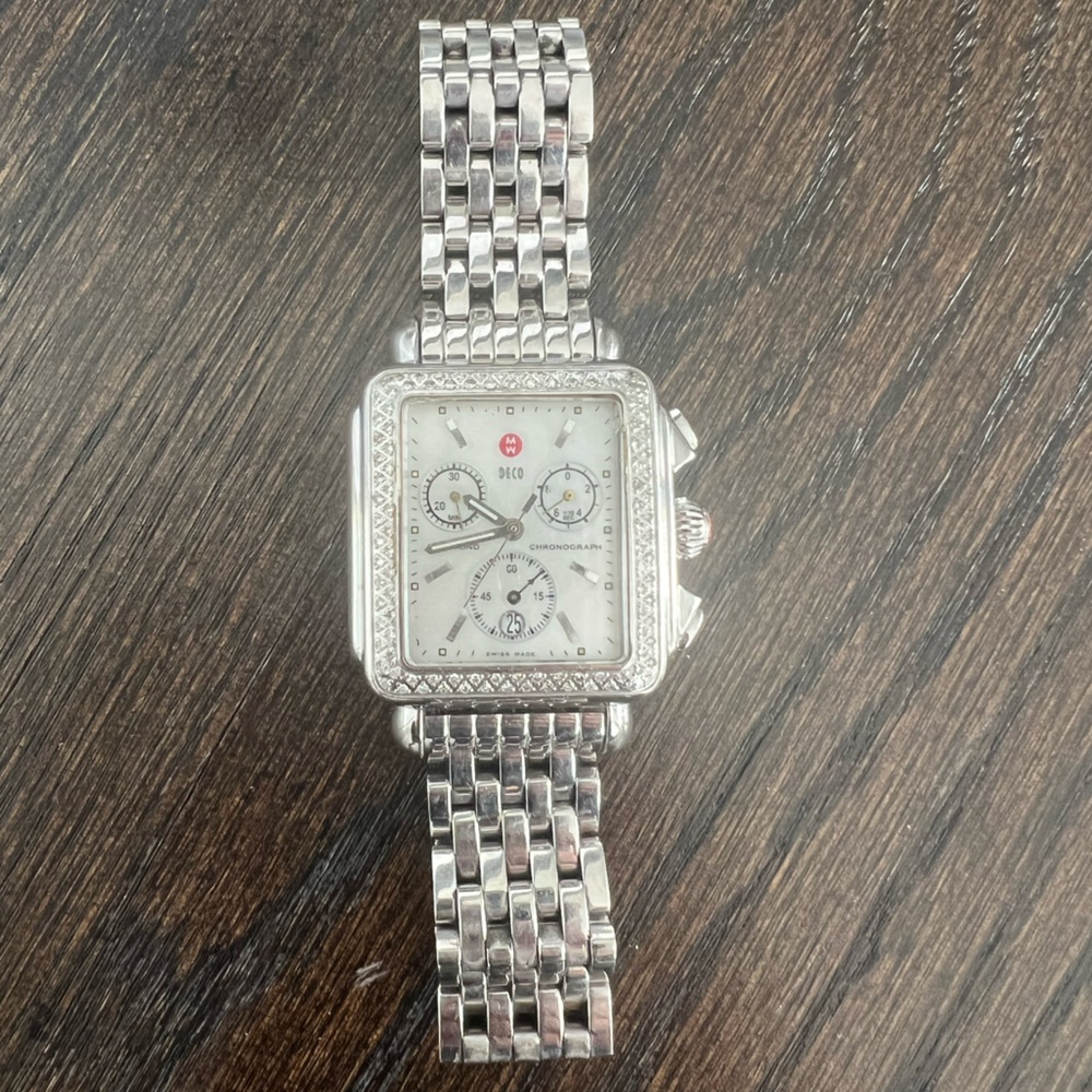 Michele Deco Diamond Watch